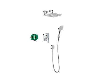 Hansgrohe Sprchový systém Hansgrohe Crometta E pod omítku s pákovou baterií chrom 27957000