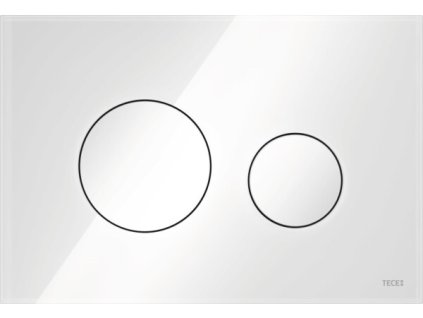 Tece Ovládací tlačítko Tece Loop sklo bílá 9240650