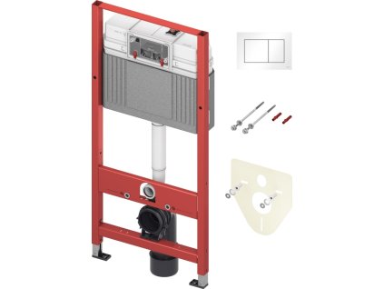 Tece Set do sádrokartonu k WC TECE vč. tlačítka bílá 9.400.413