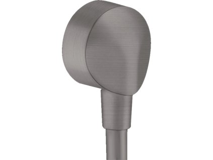 Hansgrohe Podomítkový vývod Hansgrohe FixFit na stěnu kartáčovaný černý chrom 27454340