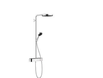 Hansgrohe Sprchový systém Hansgrohe Pulsify na stěnu s termostatickou baterií chrom 24221000