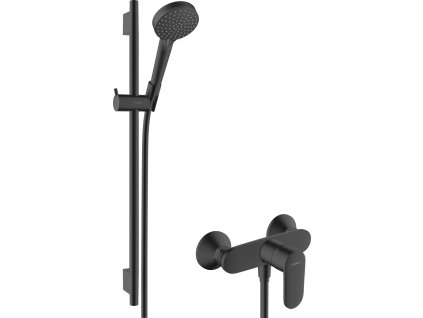 Hansgrohe Sprchová baterie Hansgrohe Vernis Blend se sprchovým setem 150 mm černá matná 26958670