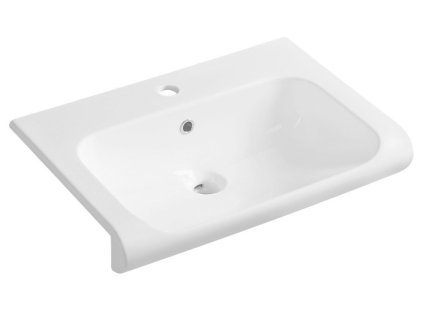 Kerasan INKA keramické umyvadlo polozápustné, 60x40cm, bílá 341101