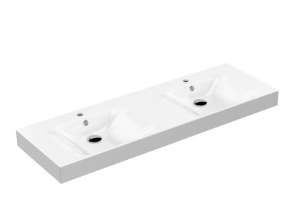 Kerasan CENTO keramické dvojumyvadlo 140x45cm, bílá 353601