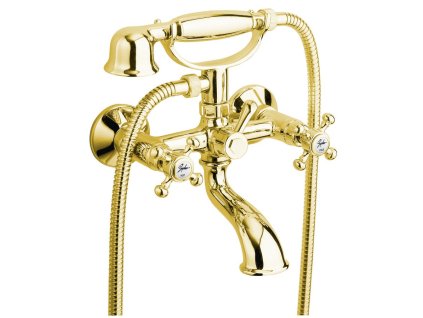 Sapho ANTEA nástěnná vanová baterie kompletní, zlato 3015