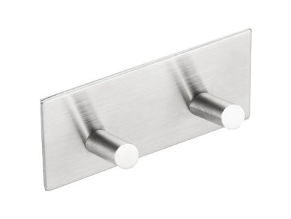 Sapho Samolepící dvojháček, nerez mat 31202