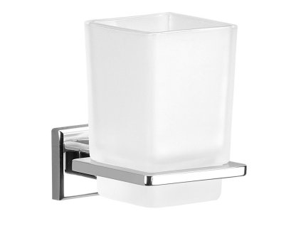 Gedy COLORADO sklenka, mléčné sklo, chrom 6910