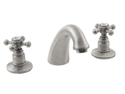 Sapho ANTEA tříprvková umyvadlová baterie s výpustí, nikl 3028