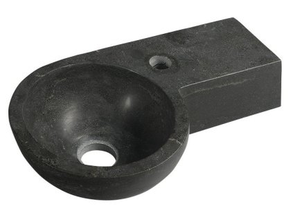 Sapho BLOK kamenné umývátko 40x23cm, antracit 2401-32