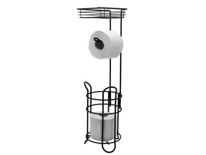 Ridder MILA stojan s držákem na toaletní papír, černá 2163910