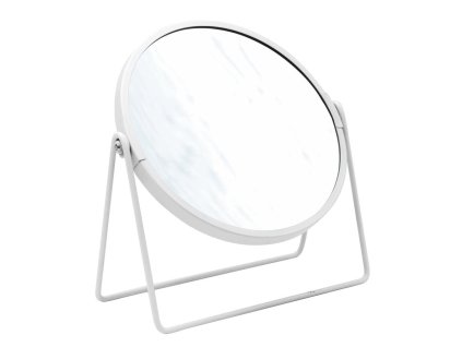 Ridder SUMMER kosmetické zrcátko na postavení, Ø 160mm, oboustranné, bílá 03009001