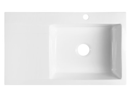 Sapho AVORIA keramický dřez s odkapem, 86x51 cm, bílá 55086