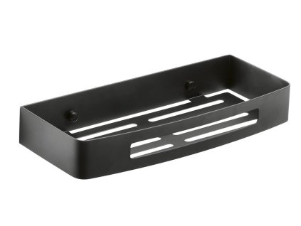 Gedy SMART police do sprchy, 300x45x128 mm, černá mat 241714