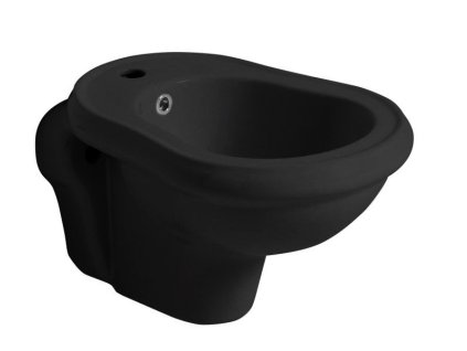 Kerasan RETRO bidet závěsný 38x52cm, černá mat 102631