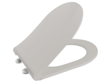 Sapho BRILLA WC sedátko, SLIM, Soft Close, latte mat 100787-114