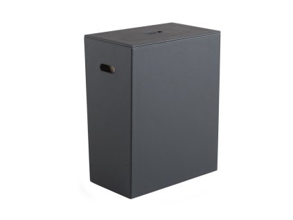 Gedy LUXURY koš na prádlo 49,5x61,8x29cm, černá 103714