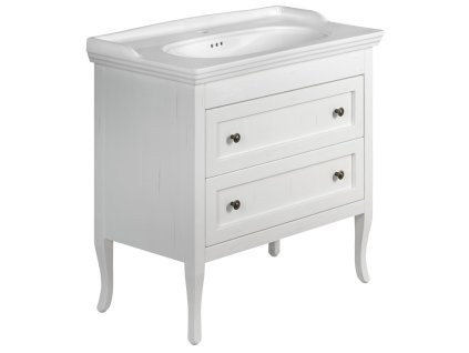 Sapho RETRO umyvadlová skříňka 83,5x80x43cm, starobílá 1631