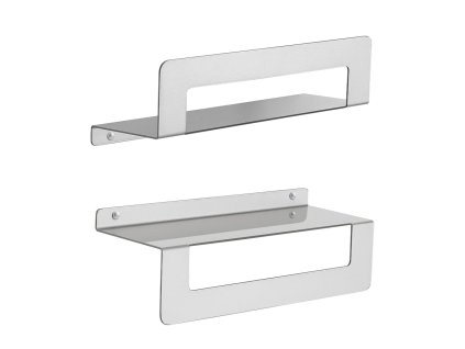 Gedy CLEO polička s držákem ručníků 300mm, nerez mat 2019383