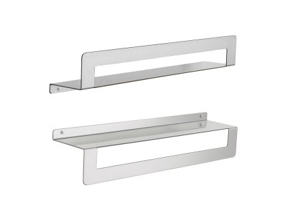 Gedy CLEO polička s držákem ručníků 500mm, nerez mat 2019385