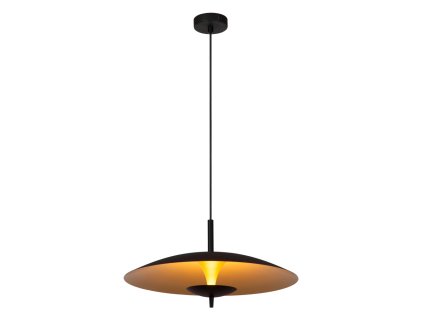 lucide vulcan zavesne svitidlo o 47 cm led stmivatelne 1x9w 3000k cerna