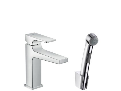 Hansgrohe Umyvadlová baterie Hansgrohe Metropol s bidetovou sprškou chrom 32522000