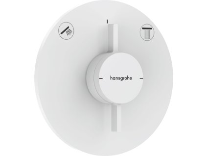 Hansgrohe Sprchová a vanová baterie Hansgrohe DuoTurn S bez podomítkového tělesa matná bílá 75418700