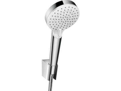 Hansgrohe Sprchová hlavice s hadicí Hansgrohe Crometta bílá/chrom 26694400
