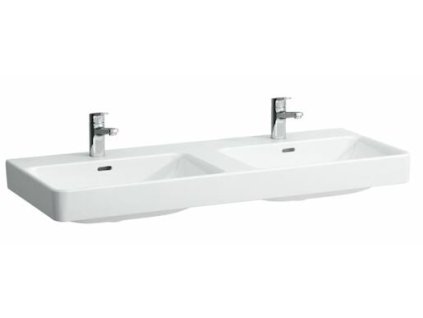 Laufen Dvojumyvadlo Laufen Pro S 120x46 cm dva otvory pro baterii H8149660001041