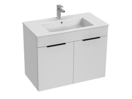 Jika Koupelnová skříňka s umyvadlem Jika Cube 80x43x62,2 cm bílá H4537521763001