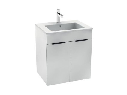 Jika Koupelnová skříňka s umyvadlem Jika Cube 54x43x60,7 cm bílá H4536111763001