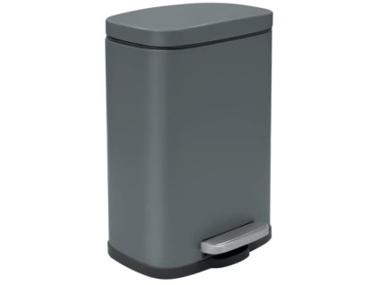Spirella Spirella pedálový odpadkový koš AKIRA matná šedá ocel 5 L 10.19836