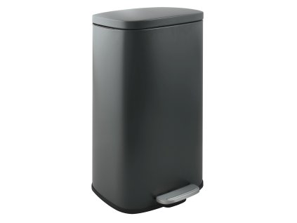 Spirella Spirella pedálový odpadkový koš AKIRA matná šedá ocel soft-close 50 L 10.21570