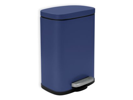 Spirella Spirella pedálový odpadkový koš AKIRA matná modrá ocel 5 L 10.20821
