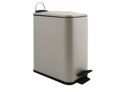 Spirella Spirella pedálový odpadkový koš ERIK matná šedo-hnědá ocel 5 L 10.21481