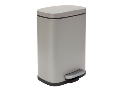 Spirella Spirella pedálový odpadkový koš AKIRA matná šedo-hnědá ocel soft-close 12 L 10.21561