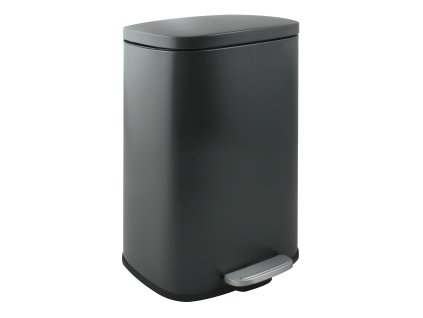 Spirella Spirella pedálový odpadkový koš AKIRA matná šedá ocel soft-close 30 L 10.21565