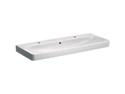 Geberit Umyvadlo Geberit Smyle Square 120x48 cm dva otvory pro baterii 500.253.01.1