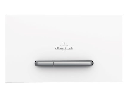 Villeroy & Boch Villeroy & Boch ViConnect toaletní ovládací tlačítko, Dual flush, Bílá; 92218068