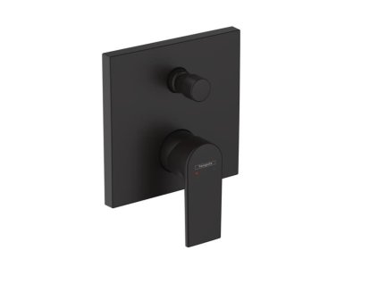 Hansgrohe Sprchová a vanová baterie Hansgrohe Vernis Shape bez podomítkového tělesa černý mat 71469670