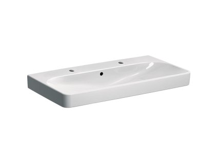 Geberit Umyvadlo Geberit Smyle Square 90x48 cm dva otvory pro baterii 500.252.01.1