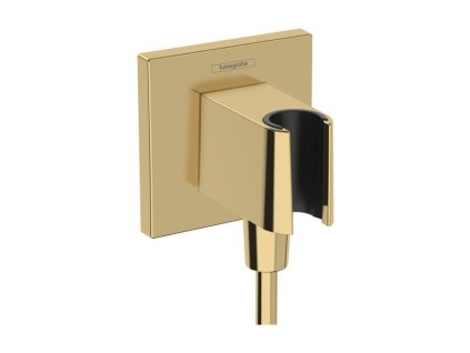 Hansgrohe Podomítkový vývod Hansgrohe FixFit E na stěnu leštěný vzhled zlata 26889990
