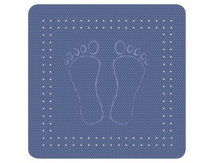 Kleine Wolke Protiskluzová podložka do vany Kleine Wolke Foot modrá 55x55 cm 4388720002