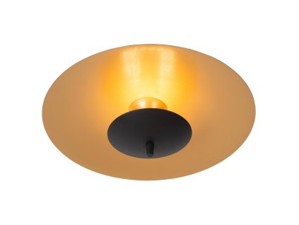 lucide vulcan stropni svitidlo o 35 cm led stmivatelne 1x9w 3000k zlata cerna 30161 09 30