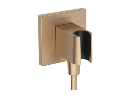 Hansgrohe Podomítkový vývod Hansgrohe FixFit E se zpětným ventilem kartáčovaný bronz 26889140
