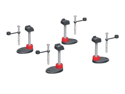 Tece Nohy Tece Drainline plast černá 660003