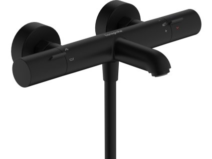 Hansgrohe Vanová baterie Hansgrohe Ecostat Fine bez sprchového setu 150 mm černá matná 13325670