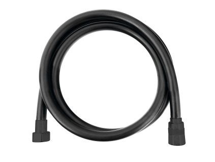 Sapho SOFTFLEX plastová sprchová hadice, 150cm, černá mat 1208-17