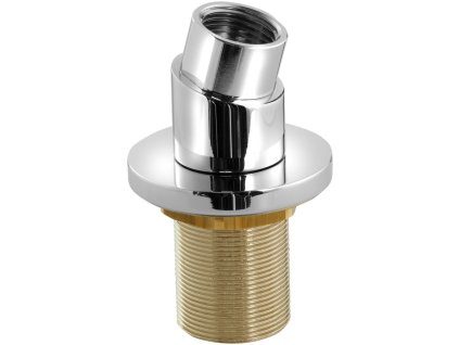 Sapho Sprchová průchodka na okraj vany s mezikusem F1/2"-M15x1, chrom 1205-41