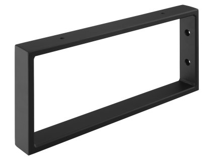 Sapho Podpěrná konzole 350x150x40mm, lakovaná ocel, černá mat, 1 ks 30365