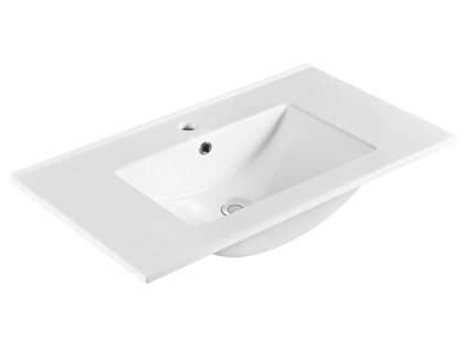 Sapho SLIM keramické umyvadlo, nábytkové, 80x46,5cm, bílá 1601-80
